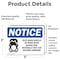 Signmission 3.5 in Height, 5 in Width, Vinyl Decal, Rectangle OS-2PACK-NS-D-35-L-11601 - alternate 3